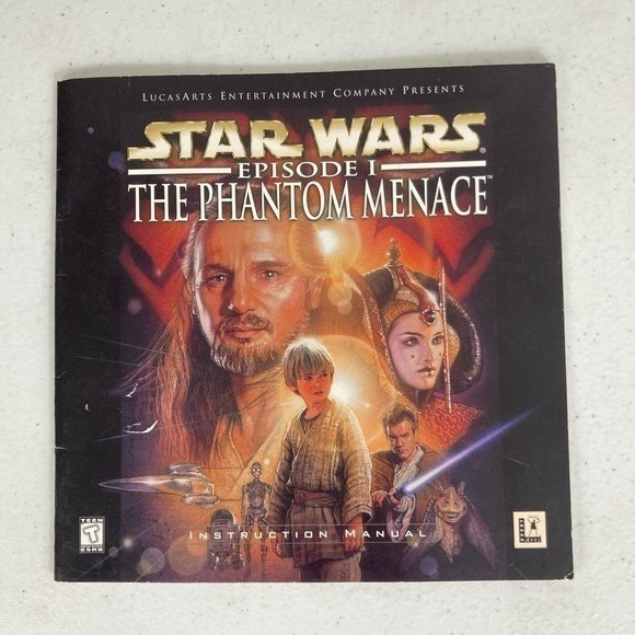 Star Wars Episode I PC Game Disc Manual Case 1999 LucasArts Rare Computer - Picture 6 of 14
